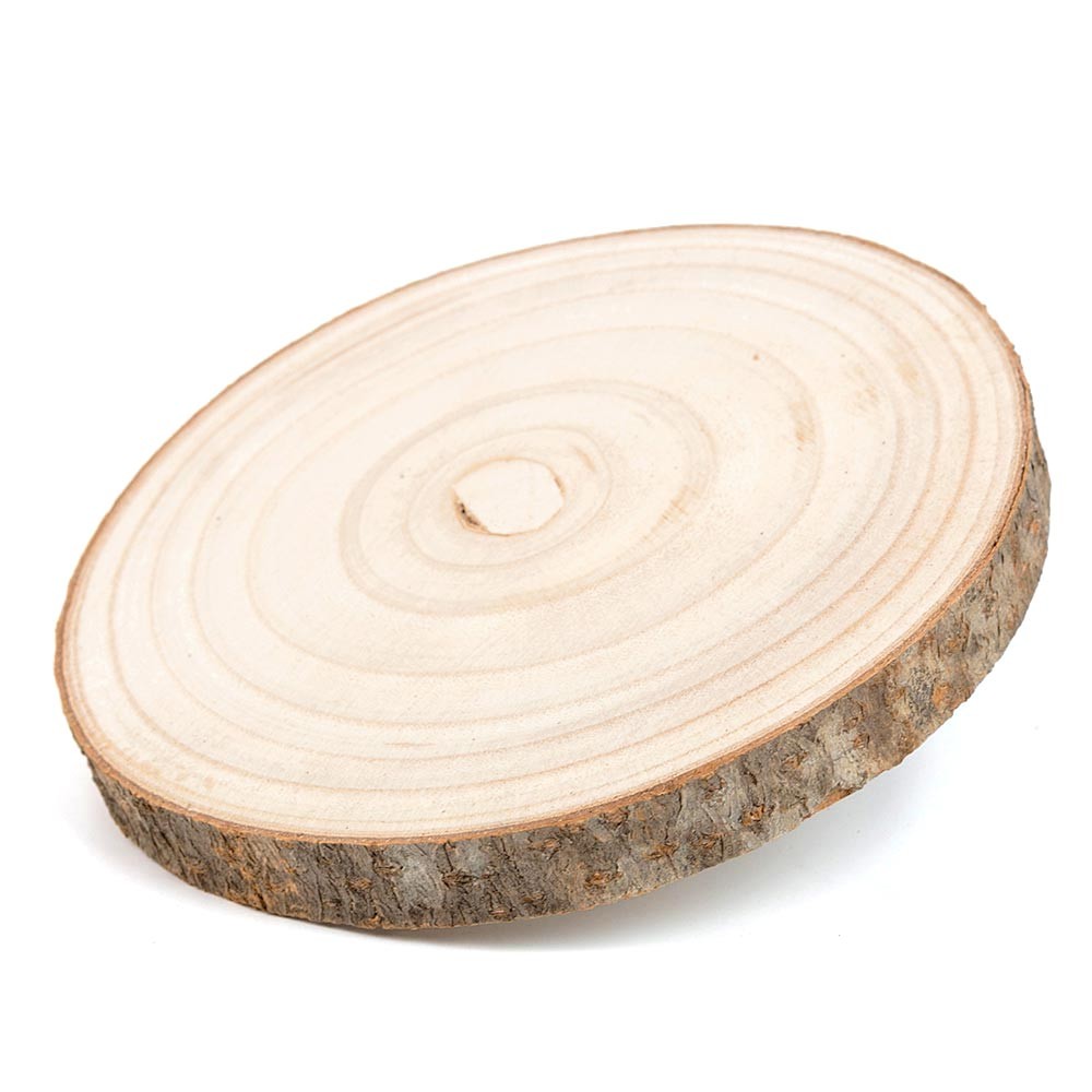 Felie de lemn MAXI neșlefuită Ø18cm