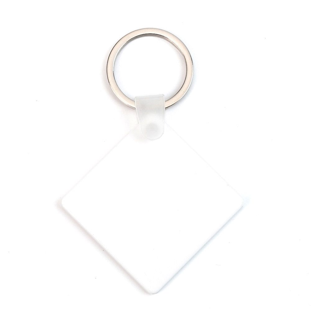 Breloc din plastic - pătrat