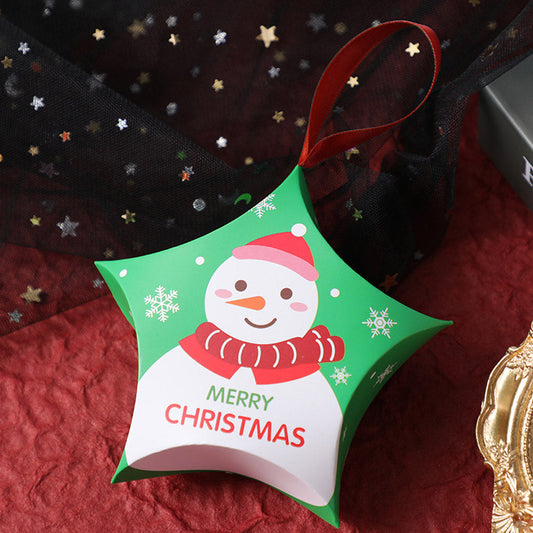 Ornament de brad din carton CRĂCIUN1 - set 10 buc