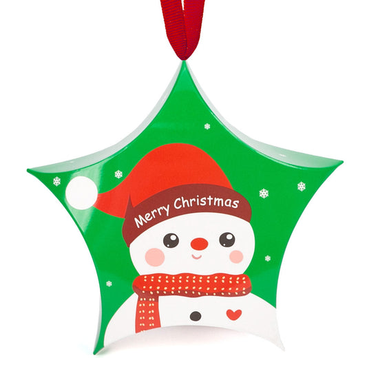 Ornament de brad din carton CRĂCIUN4 - set 10 buc