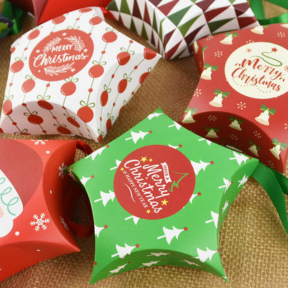 Ornament de brad din carton CRĂCIUN4 - set 10 buc