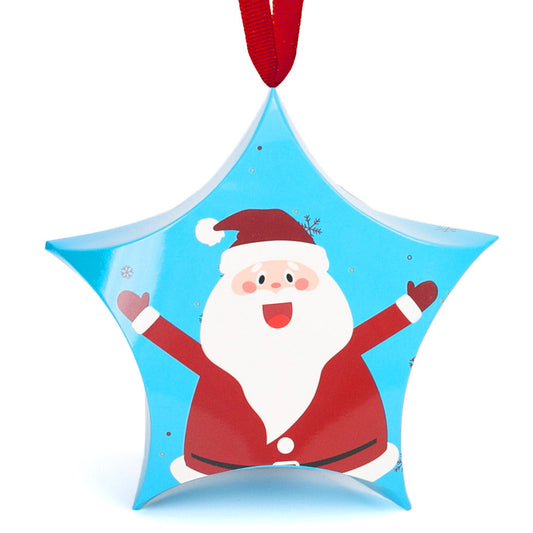 Ornament de brad din carton CRĂCIUN6 - set 10 buc