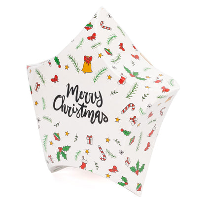 Ornament de brad din carton CRĂCIUN9 - set 10 buc