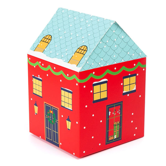 Cutie căni 3D Casa Moșului