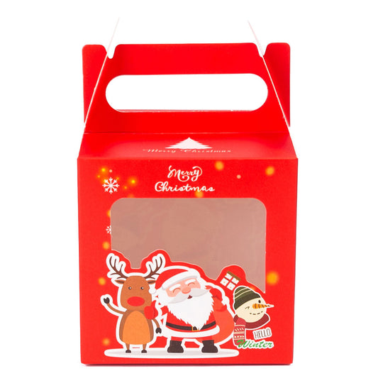 Cutie căni 3D Merry Christmas roșu