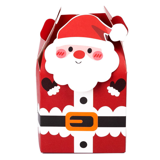 Cutie căni 3D Moș Crăciun roșu