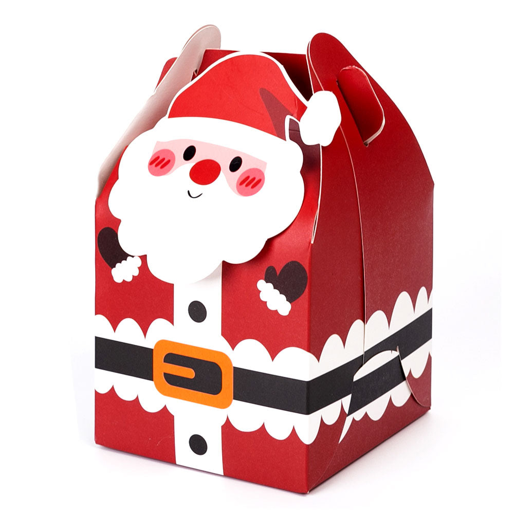 Cutie căni 3D Moș Crăciun roșu