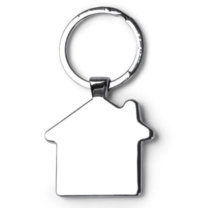 Breloc gravabil casă lemn+metal