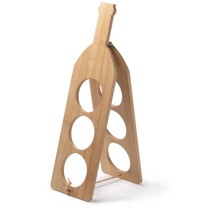 Suport sticle de vin din bambus