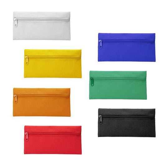 Geantă penar textil cu fermoar