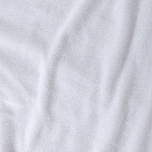 Pătură pufoasă albă, personalizabilă