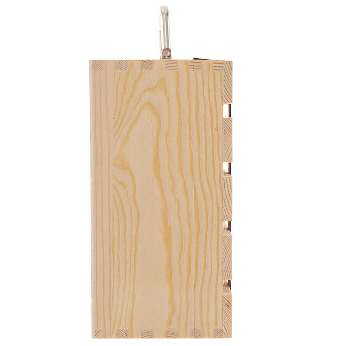 Cutie lemn tip cufăr pentru 2 sticle de vin