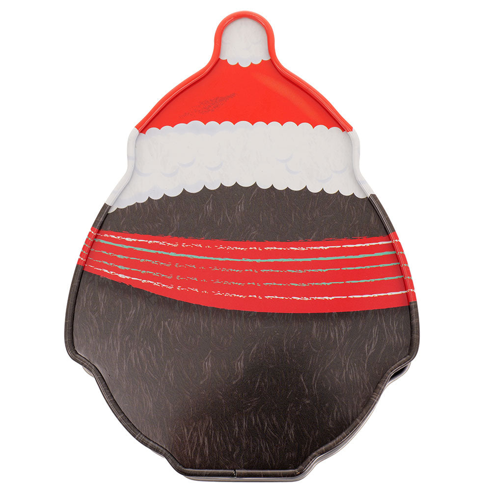 Cutie metalică cu formă de pinguin