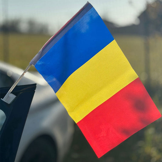 Steag AUTO de masina tricolor ROMANIA