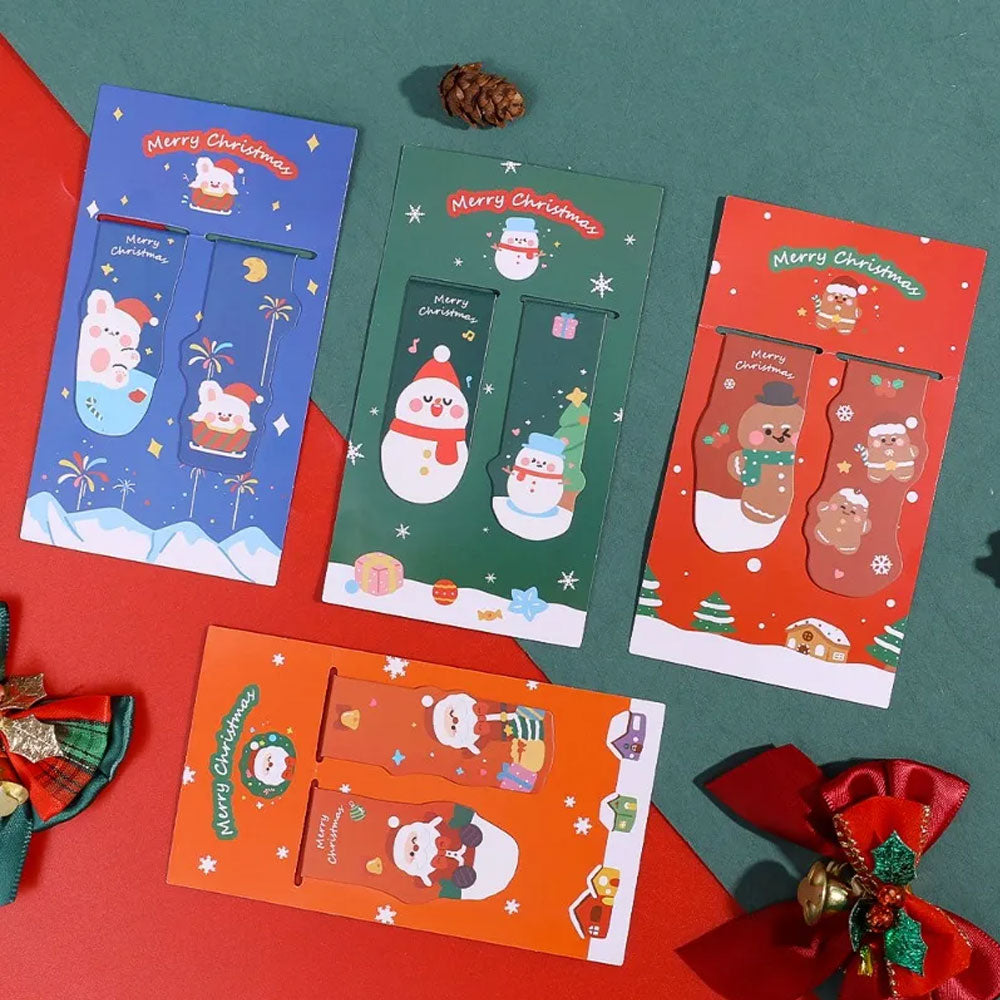 Semn de carte magnetic CRĂCIUN - set 2 buc