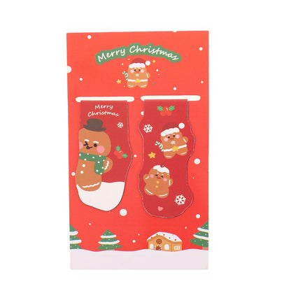 Semn de carte magnetic CRĂCIUN - set 2 buc