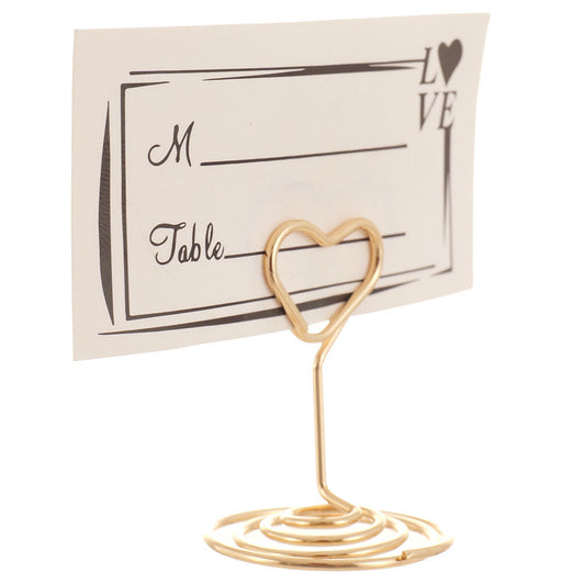 Suport metalic numere de masa Place Card - INIMA