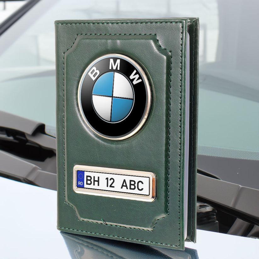 Portofel acte auto verde inchis
