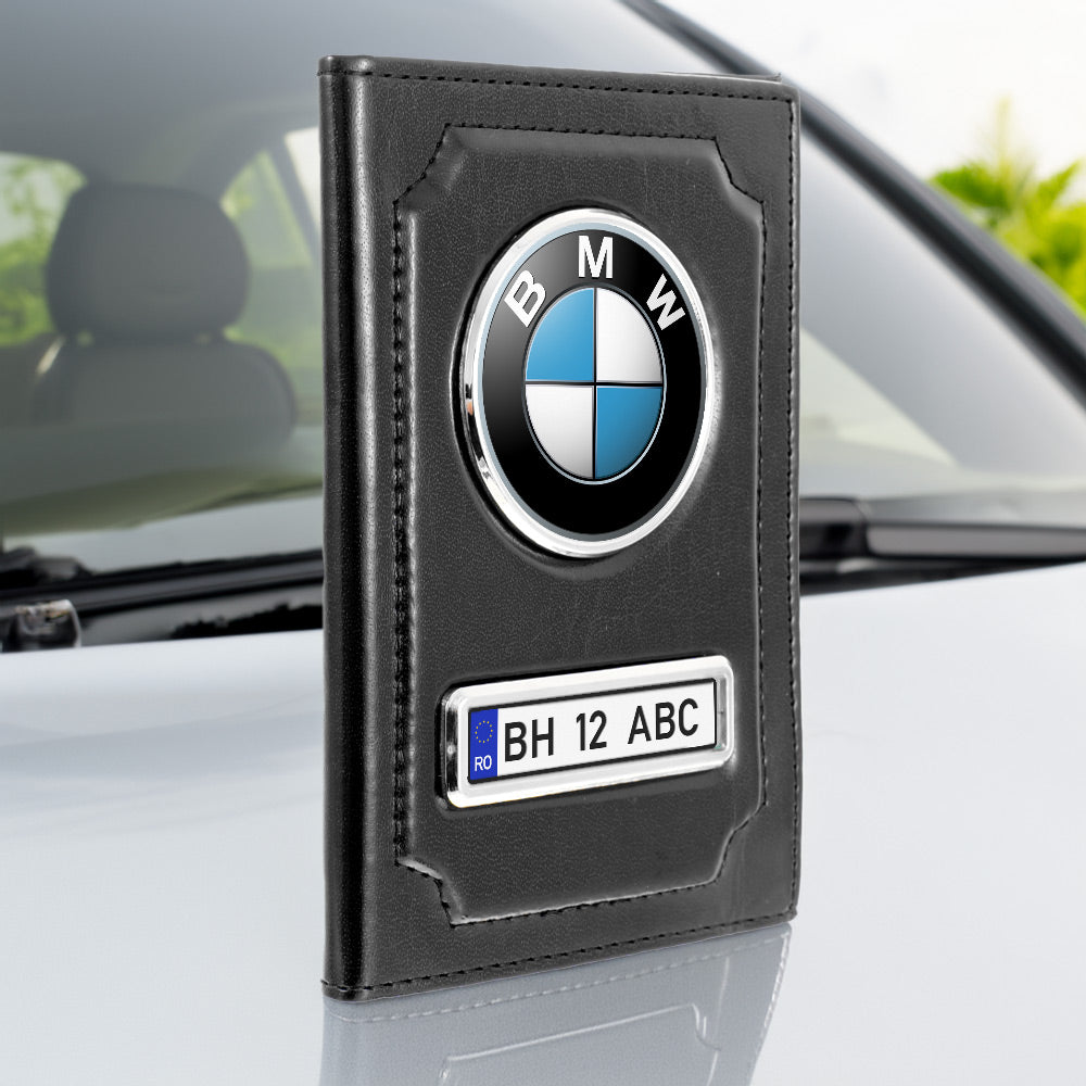 Portofel acte auto - negru lucios