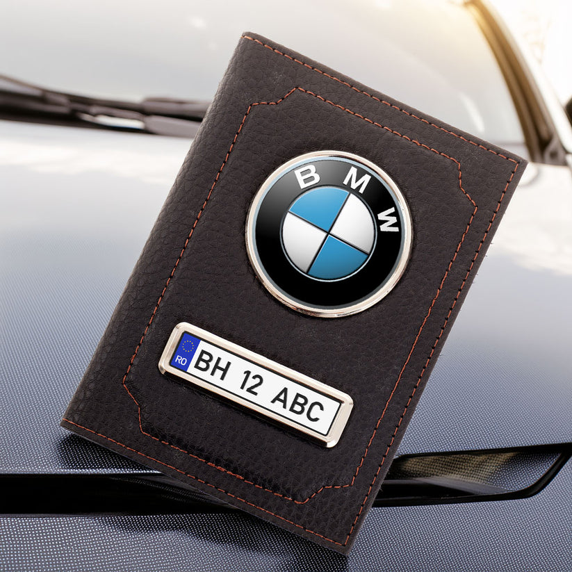 Portofel acte auto - negru mat