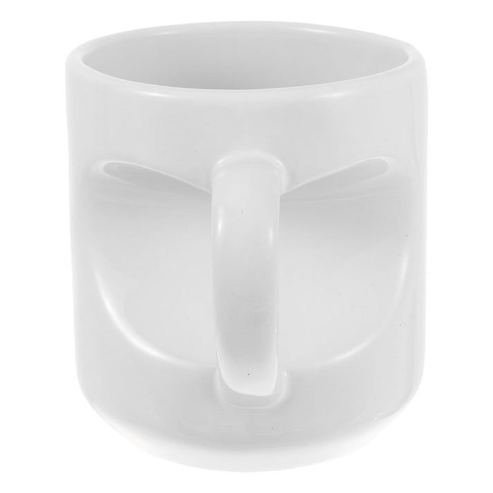 Cană albă mâner LOVE + cutie individuală