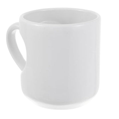 Cană albă mâner LOVE + cutie individuală