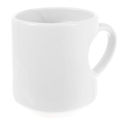 Cană albă mâner LOVE + cutie individuală