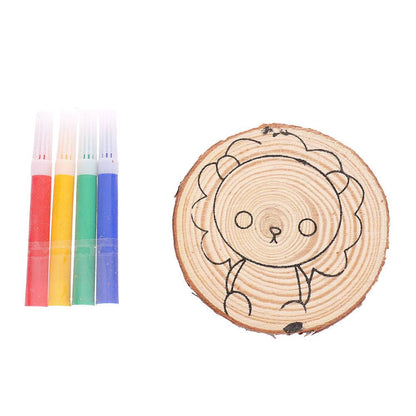 Set de colorat Felie de Lemn