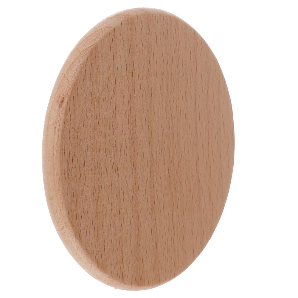 Magnet gravabil din lemn - ROTUND