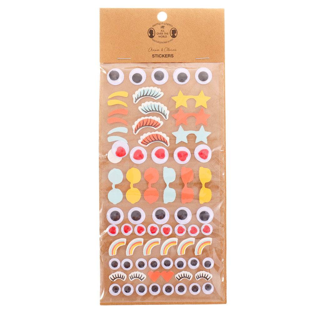 Pachet stickere Googly Eyes - set 69 buc