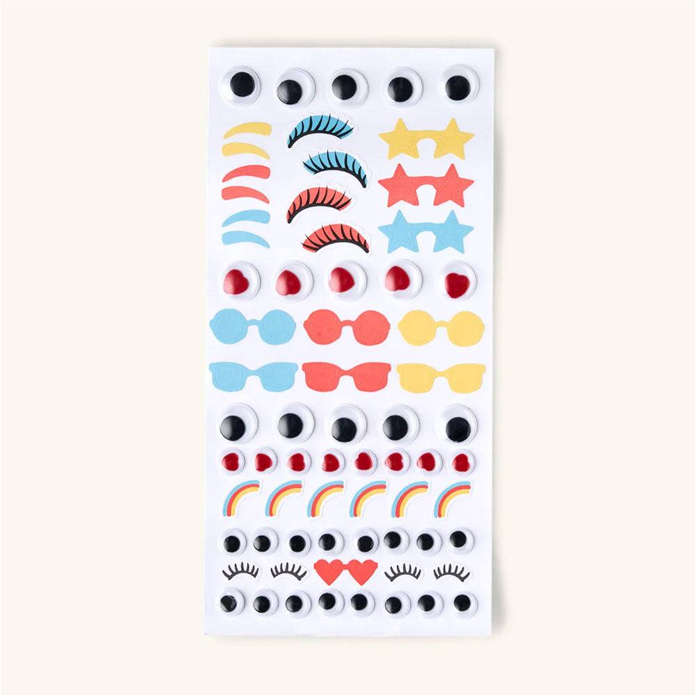 Pachet stickere Googly Eyes - set 69 buc