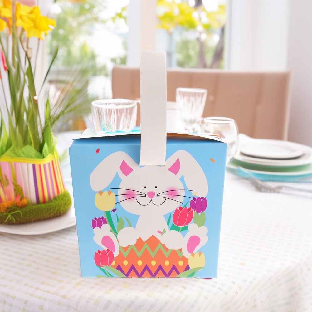 Cutie căni tip coșuleț de PASTE - Iepuraș de Primăvară