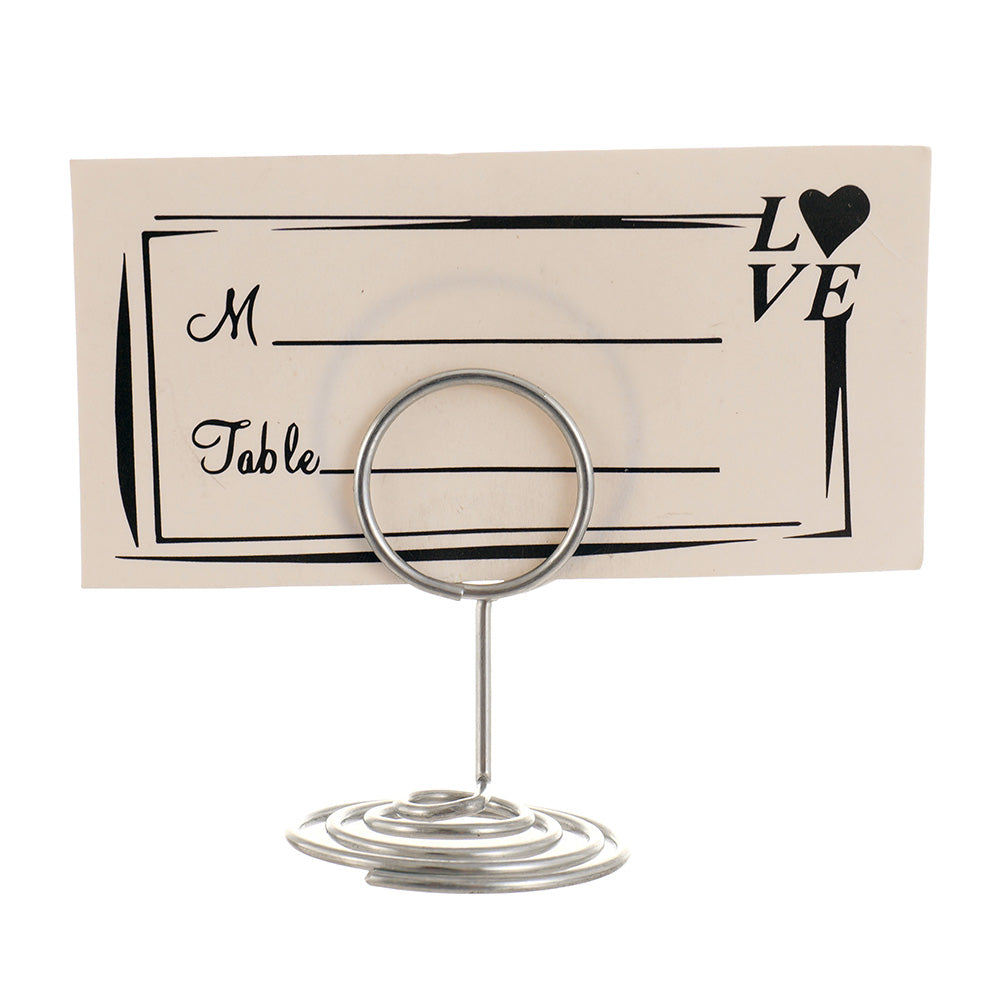 Suport metalic numere de masă și place card - ROTUND