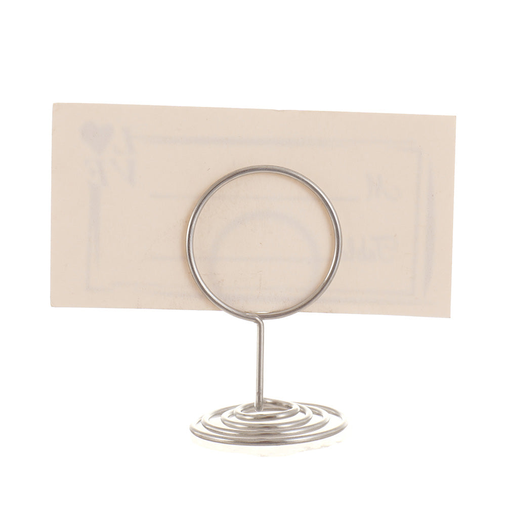 Suport metalic numere de masă și place card - ROTUND