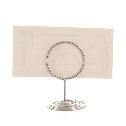 Suport metalic numere de masă și place card - ROTUND