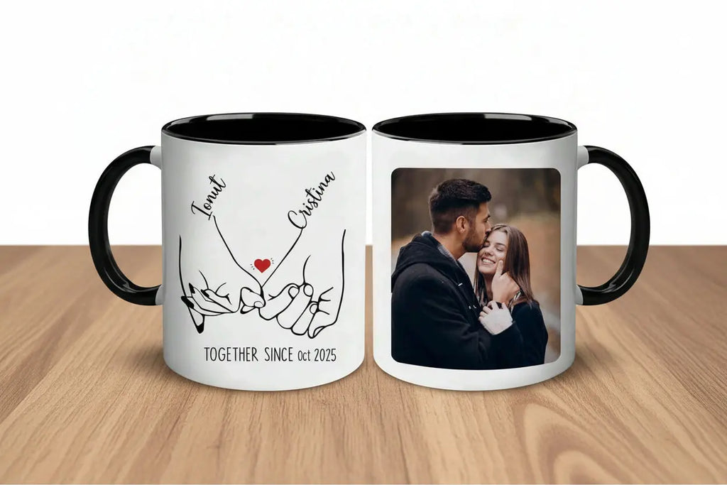 Cană pentru cupluri „Together since”