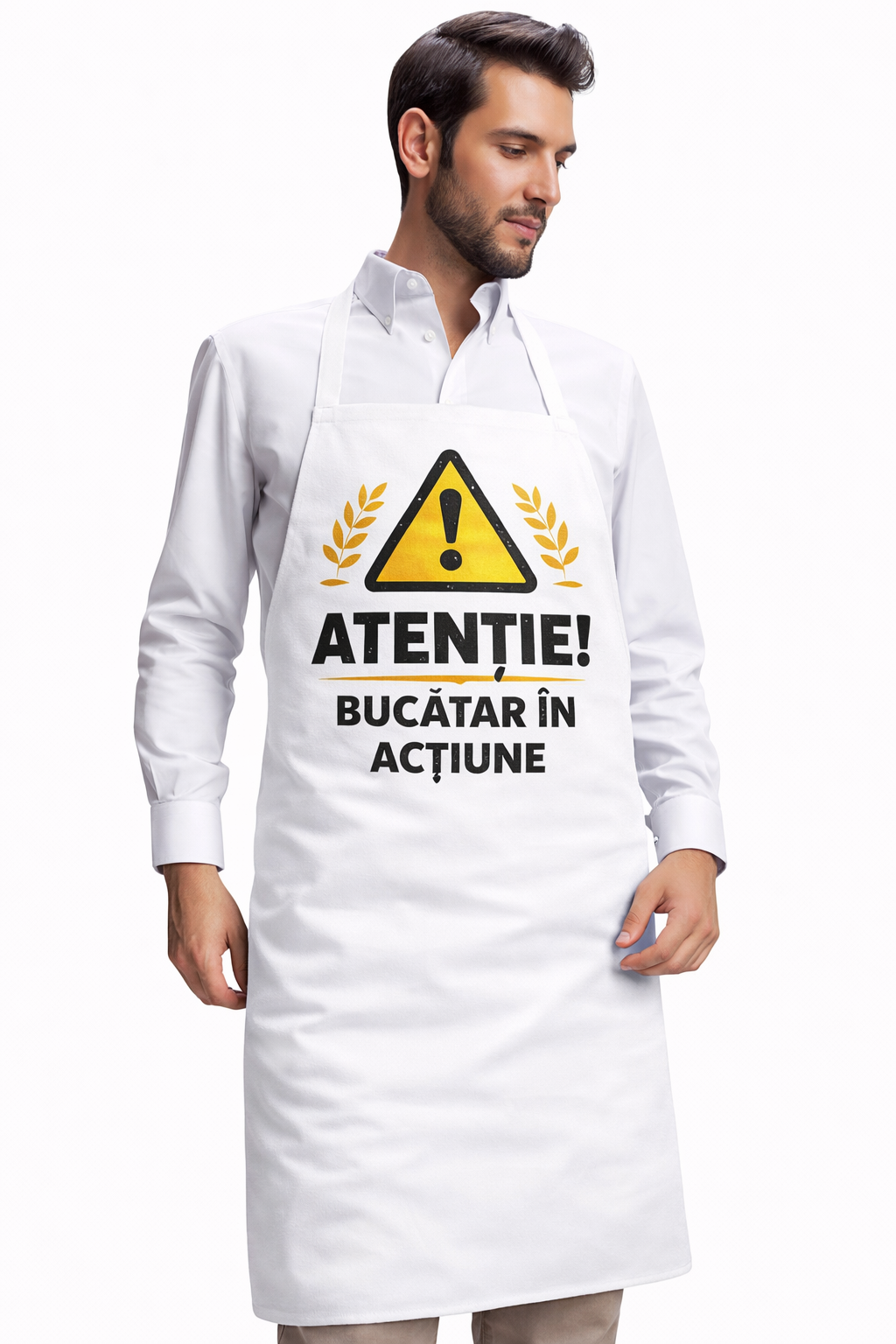 Șorț Bucătar în Acțiune
