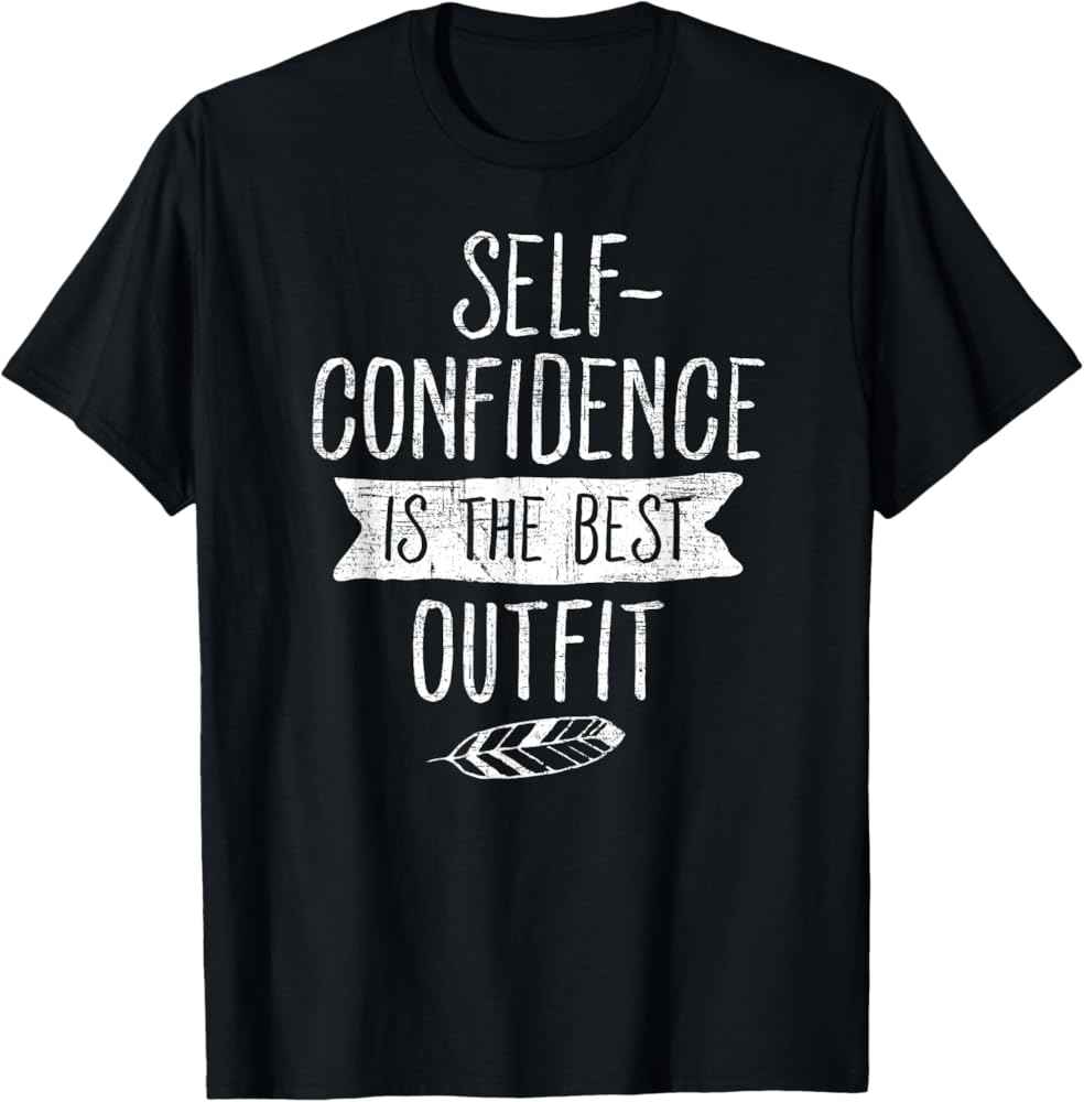 Tricou motivaÈ›ional Self Confidence