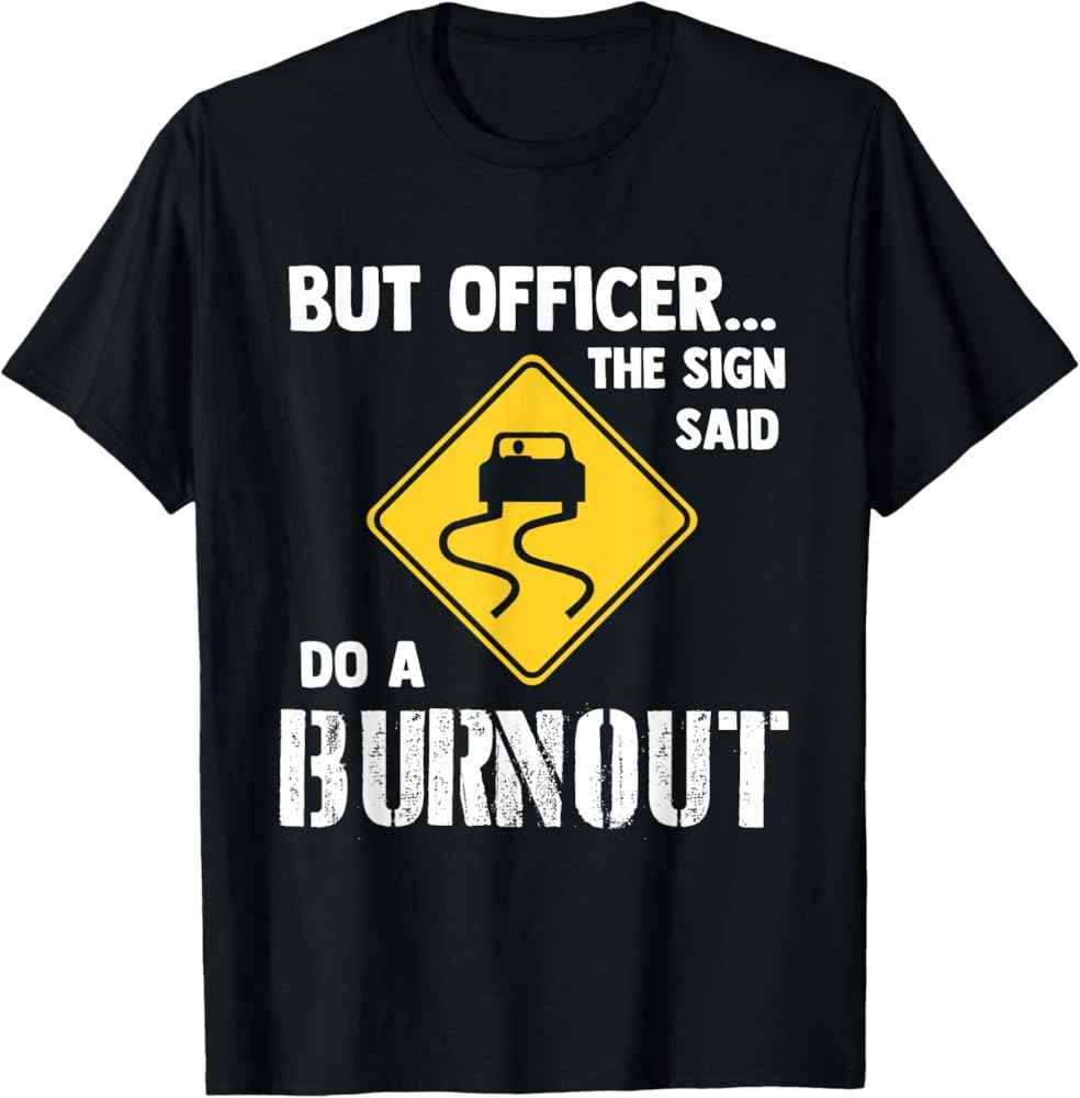 Tricou amuzant burnout