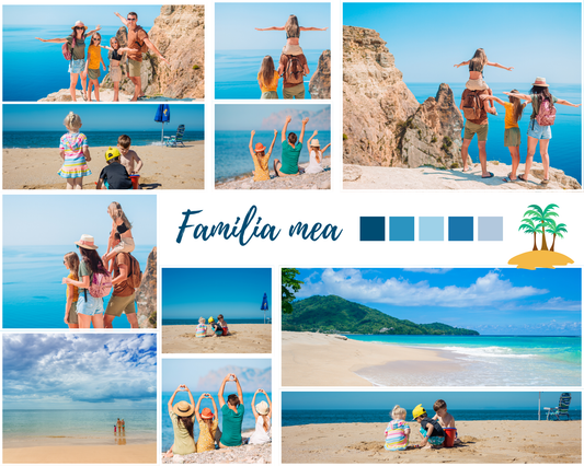 Tablou de Familie  - Colaj Vacanță, 10 fotografii