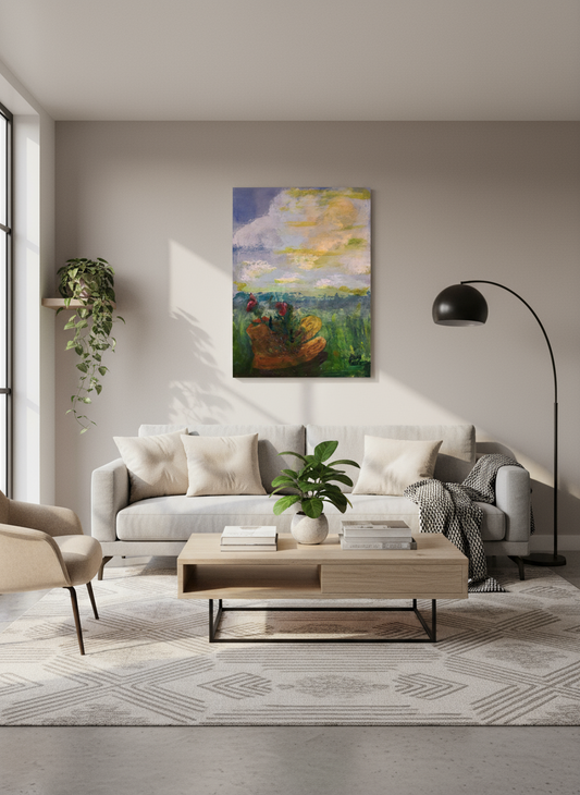 Tablou Bocanc cu Flori