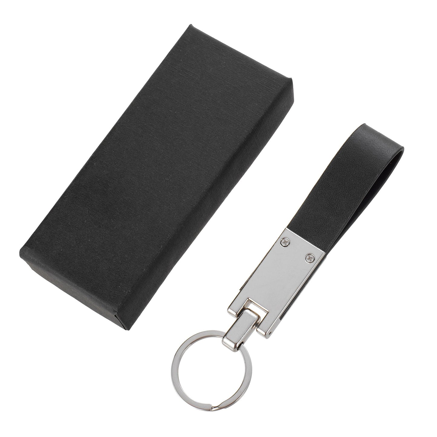 Breloc din piele și metal KeyLux