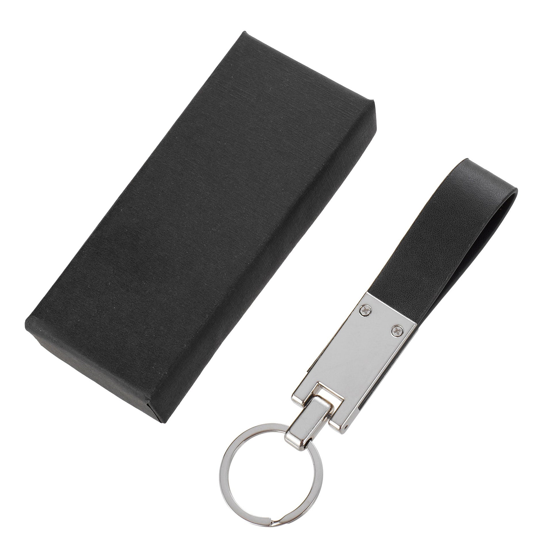 Breloc din piele și metal KeyLux