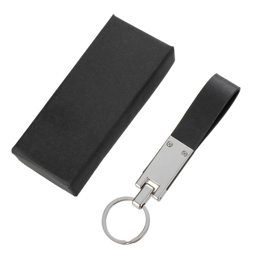 Breloc din piele și metal KeyLux