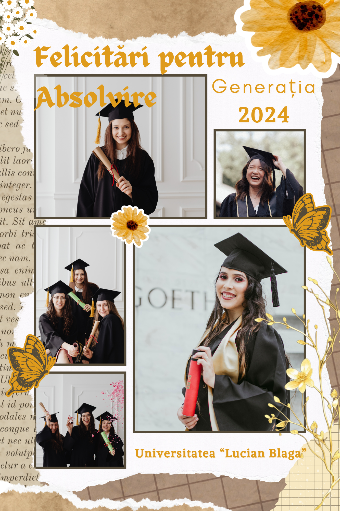 tablou absolvire colaj