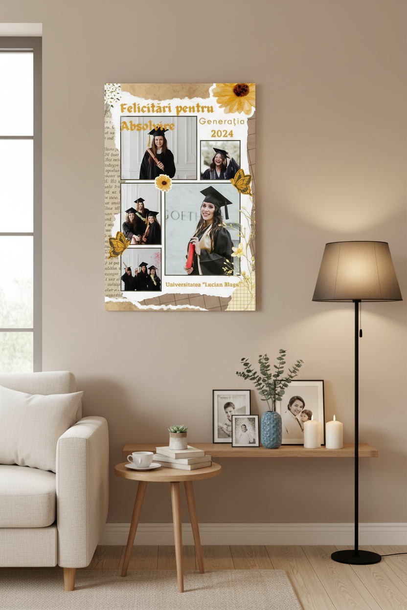 Tablou Absolvire Colaj 5 imagini