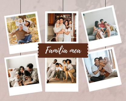 Tablou Familie cu 6 Fotografii