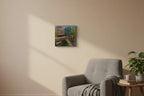 Tablou canvas pictat "Casa din Muzeul Astra"