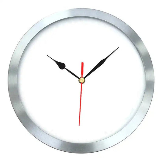 Ceas personalizabil cu ramă aluminiu - 20 cm