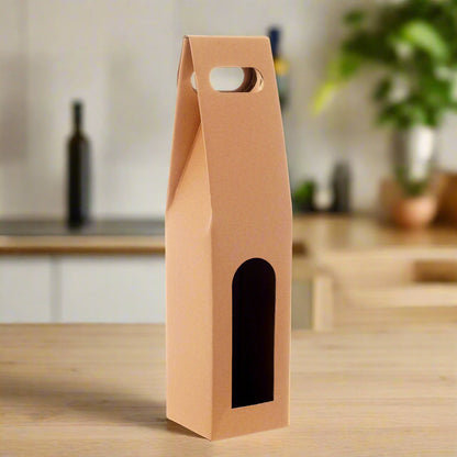 Cutie carton pentru sticla de vin